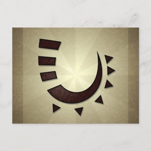 Tribal Hook Briefkaart (Voorkant)