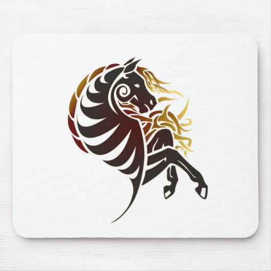 Tribal Horse Mousepad Muismat (Voorkant)