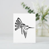 Tribal Hummingbird Briefkaart (Staand voorkant)