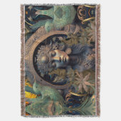 Tribal Hummingbird Goddess Deken (Voorkant Verticaal)