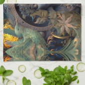 Tribal Hummingbird Goddess Theedoek (Gevouwen)