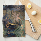 Tribal Hummingbird Goddess Theedoek (Quarter Fold)