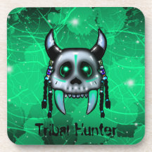 Tribal Hunter Hard plastiek onderzetter