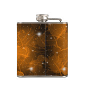 Tribal Hunter Vinyl Verpakte kolf Heupfles (Achterkant)