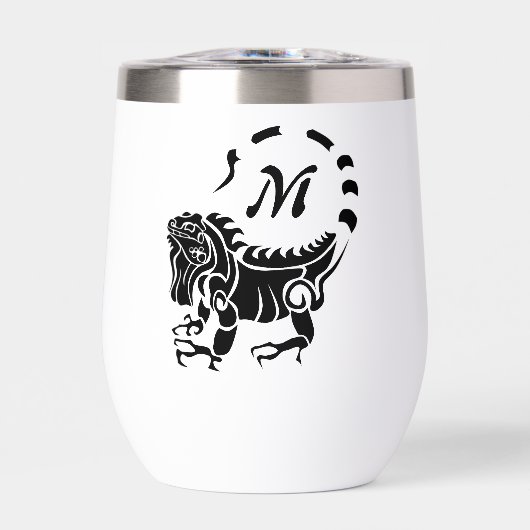 Tribal Iguana Monogram (Voorkant)