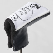 Tribal Iguana Monogram Golfheadcover (3/4 voorkant)