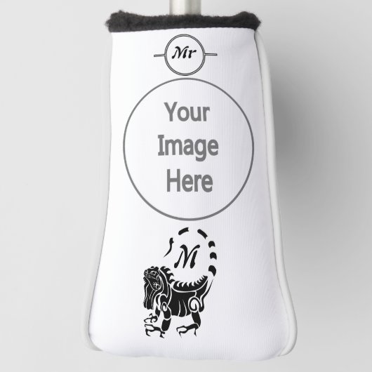 Tribal Iguana Monogram Golfheadcover (Draai 90)