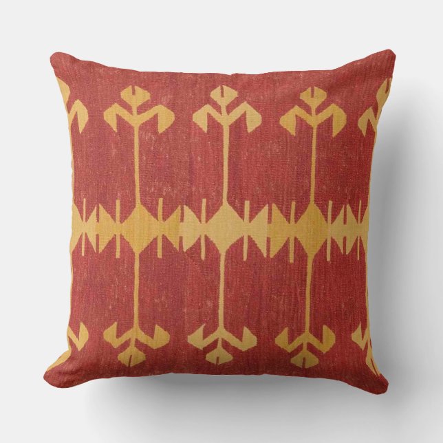 Tribal Ikat Accent Sierkussen (Voorkant)