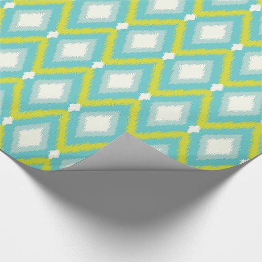 Tribal Ikat Chevron Cadeaupapier (Hoek)