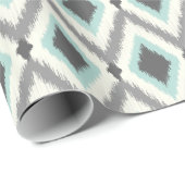 Tribal Ikat Chevron Cadeaupapier (Rol Hoek)