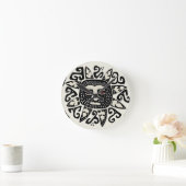 Tribal Indian Sun Spirit Ronde Klok (Huis)