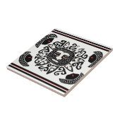 Tribal Indian Sun Spirit Tegeltje (Zijkant)