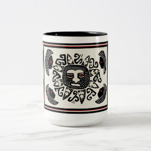 Tribal Indian Sun Spirit Tweekleurige Koffiemok