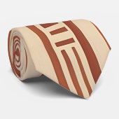 Tribal Inspired Organic Lines Stropdas (Opgerold)