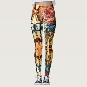 Tribal Intaglio leggings