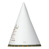 Tribal is een jongen Baby shower Feesthoedjes (Rechts)