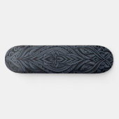 Tribal Island Stijl Zwart op Navy Design Persoonlijk Skateboard (Horizontaal)