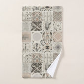 Tribal Kaleidoscope Geometrische Cool Abstracte aa Bad Handdoek (Handdoek)