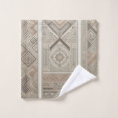 Tribal Kaleidoscope Geometrische Cool Abstracte aa Bad Handdoek (Wasdoekje)