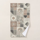 Tribal Kaleidoscope Geometrische Cool Abstracte aa Bad Handdoek (Handdoek)