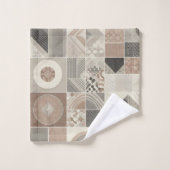 Tribal Kaleidoscope Geometrische Cool Abstracte aa Bad Handdoek (Wasdoekje)