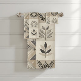 Tribal Kaleidoscope Geometrische Cool Abstracte aa Bad Handdoek