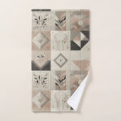 Tribal Kaleidoscope Geometrische Cool Abstracte aa Bad Handdoek (Handdoek)