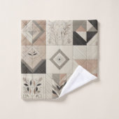 Tribal Kaleidoscope Geometrische Cool Abstracte aa Bad Handdoek (Wasdoekje)