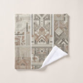 Tribal Kaleidoscope Geometrische Cool Abstracte aa Bad Handdoek (Wasdoekje)