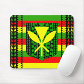 Tribal Kanaka Maoli Flag Muismat (Met muis)