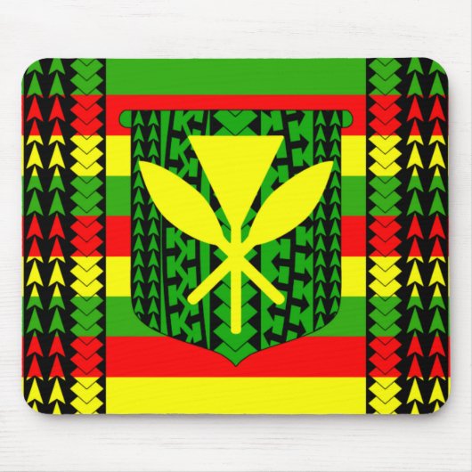 Tribal Kanaka Maoli Flag Muismat (Voorkant)