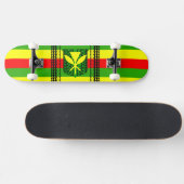 Tribal Kanaka Maoli Flag Persoonlijk Skateboard (Horizontaal)