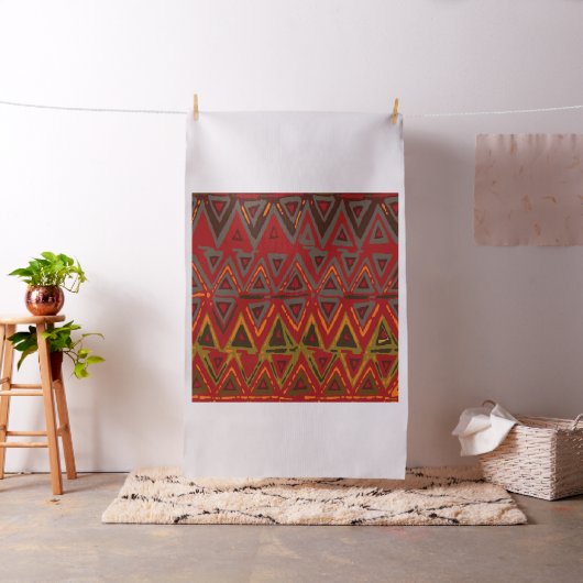 Tribal Kilim Custom Fabric Design Stof (Voorbeeld)