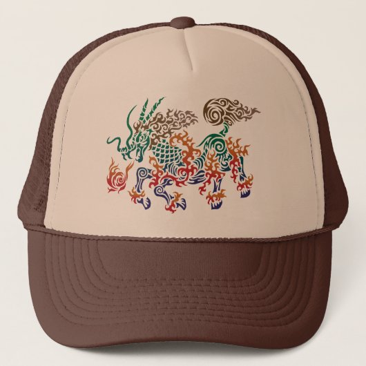 tribal kirin trucker pet (Voorkant)