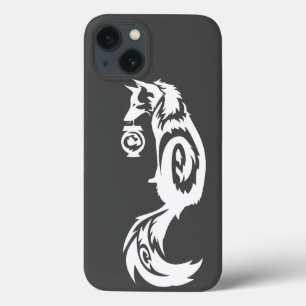 Tribal Kitsune Fox met Spirit Lantern Case-Mate iPhone Case