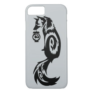 Tribal Kitsune Spirit Fox met Lantern iPhone 8/7 Hoesje