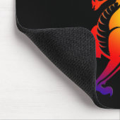 Tribal Kleurdraak Gepersonaliseerde Mousepad Muismat (Hoek)