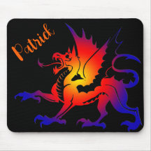 Tribal Kleurdraak Gepersonaliseerde Mousepad