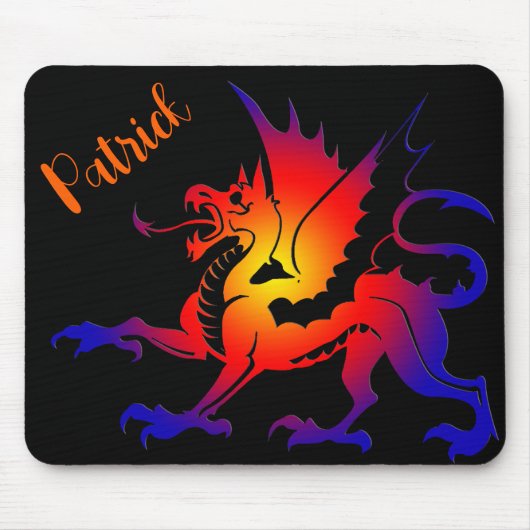 Tribal Kleurdraak Gepersonaliseerde Mousepad Muismat (Voorkant)