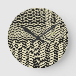 Tribal Kuba Design Ronde Klok