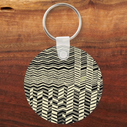 Tribal Kuba Design Sleutelhanger (Voorkant)