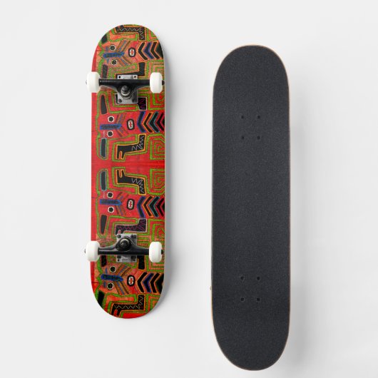 Tribal Kuna Spirits Skateboard (Voorkant)