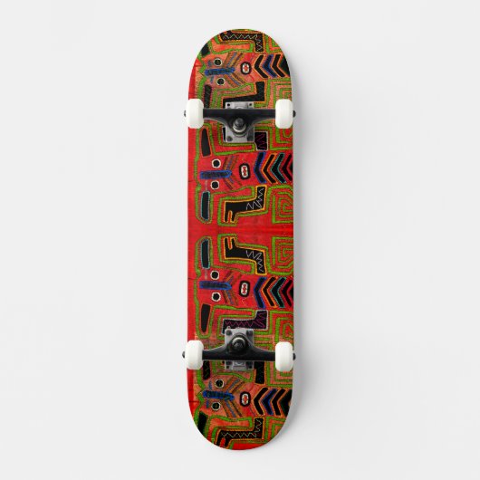 Tribal Kuna Spirits Skateboard (Voorkant)