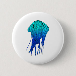 Tribal kwal ronde button 5,7 cm