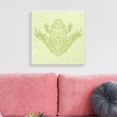 Tribal Leopard Frog Canvas Afdruk (Insitu (Woonkamer))