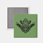 Tribal Leopard Frog Magneet (Voorkant / Achterkant)