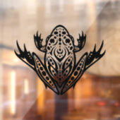 Tribal Leopard Frog Raamsticker (Vel 2)