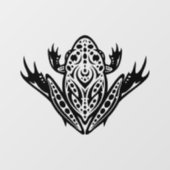 Tribal Leopard Frog Raamsticker (Vel)