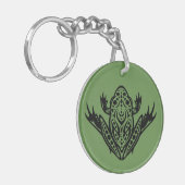 Tribal Leopard Frog Sleutelhanger (Voorkant Links)