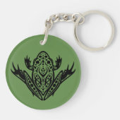 Tribal Leopard Frog Sleutelhanger (Achterkant)
